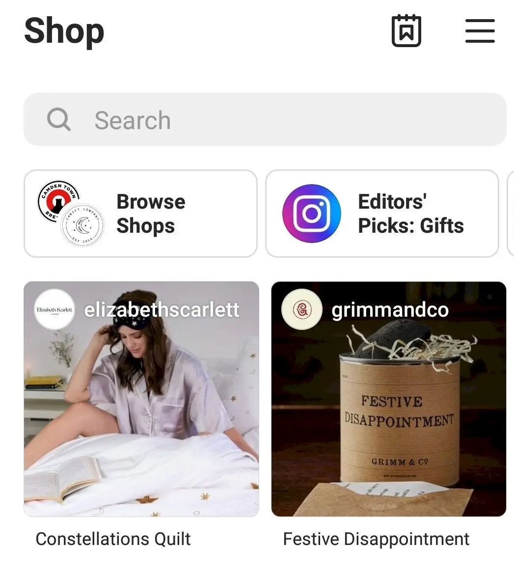 Instagram Shopping