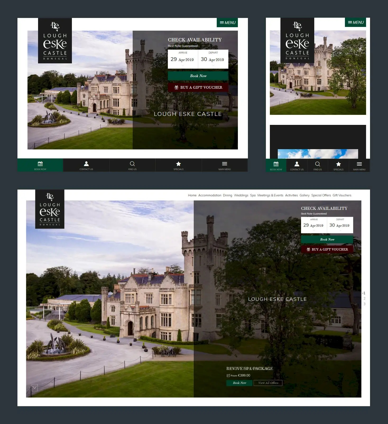 Lougheske Castle digital collage