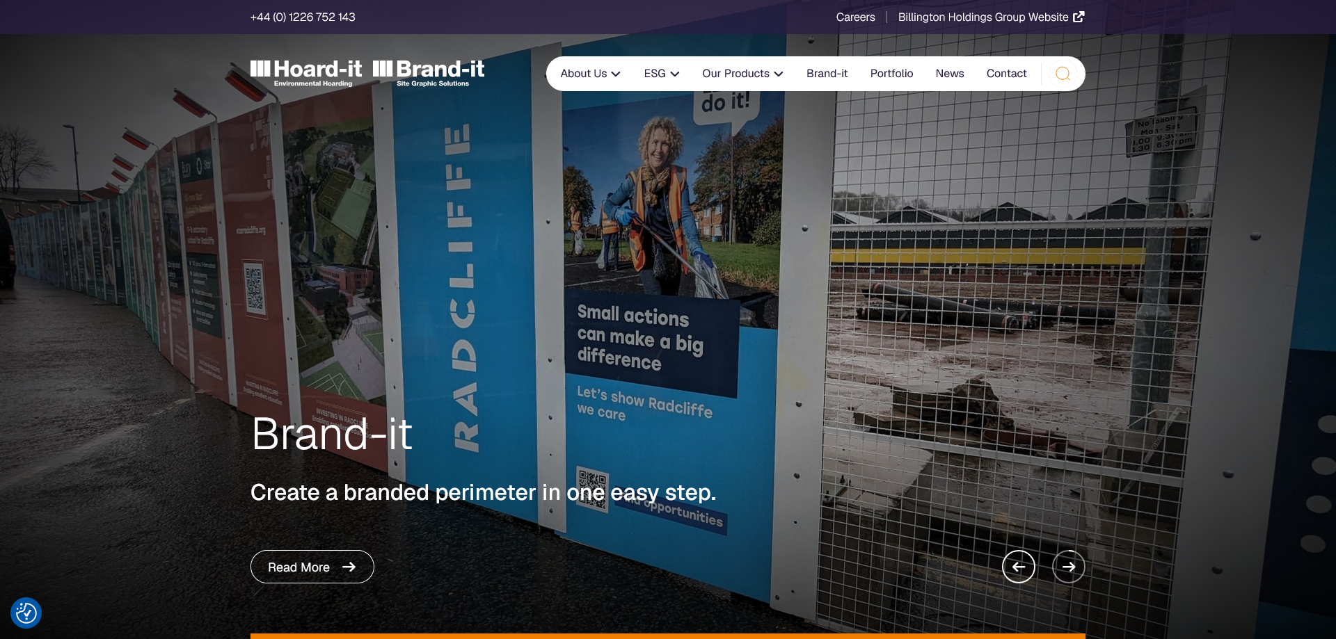 Screenshot image ofr the Hoard-IT homepage