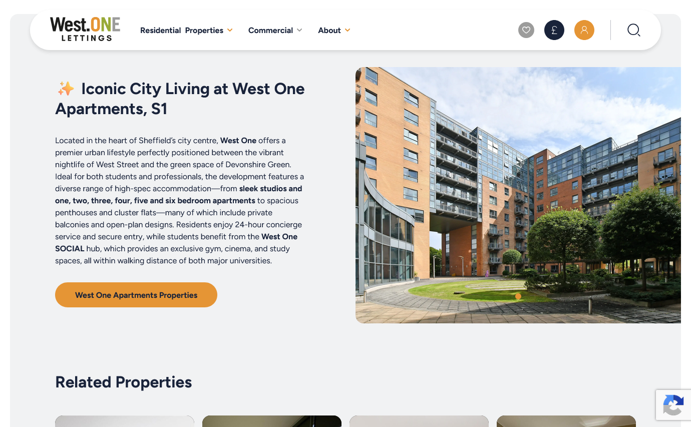 West One Lettings Apartments